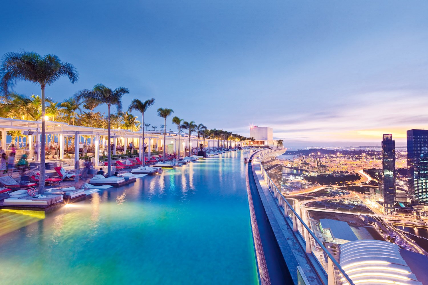 Hotel Pool Marina Bay Sands Singapura