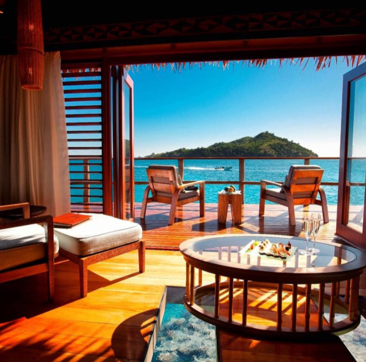 fiji tokoriki island resort bangalo sobre as aguas
